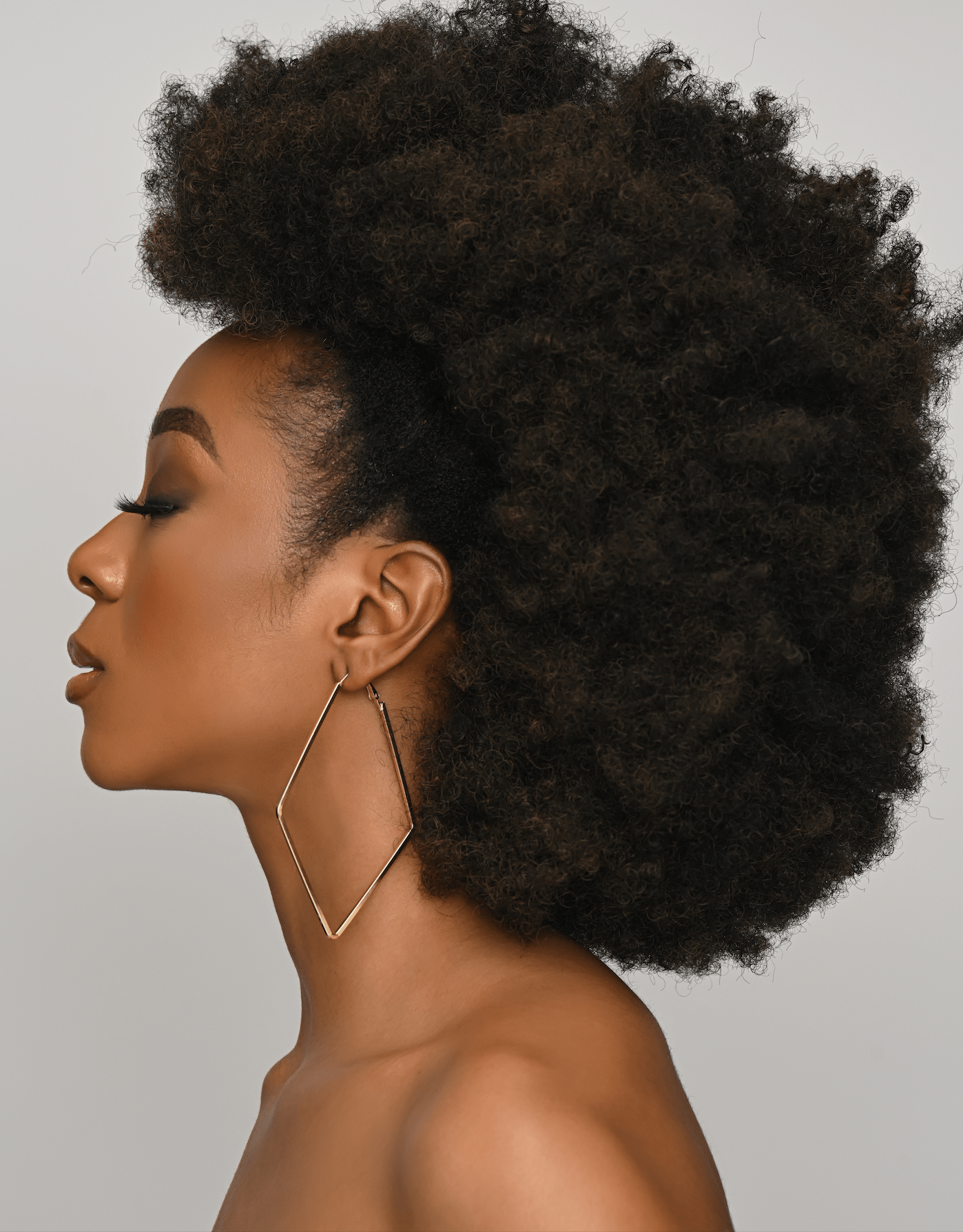 8CM Medium Square Hoop Earrings - Fatisha Boutique