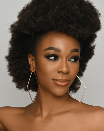 8CM Medium Square Hoop Earrings - Fatisha Boutique
