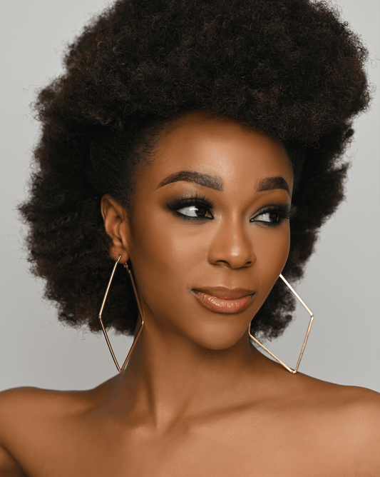 8CM Medium Square Hoop Earrings - Fatisha Boutique
