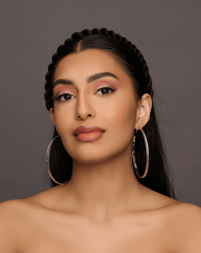 8CM Round Circle Statement Hoop Earrings - Fatisha Boutique