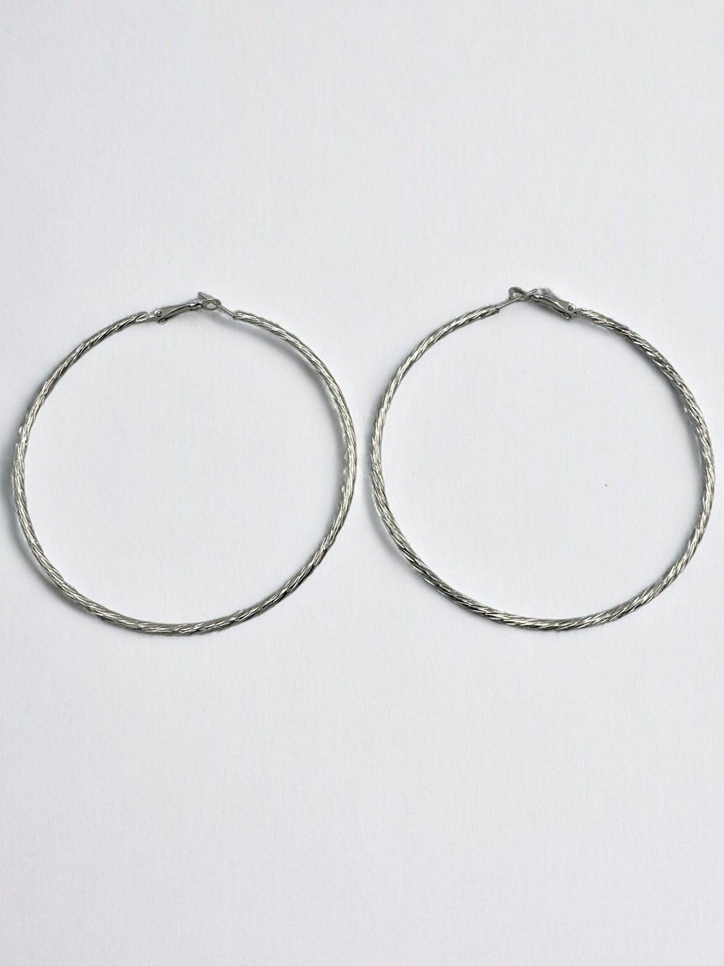 8CM Round Statement Hoop Earrings - Fatisha Boutique