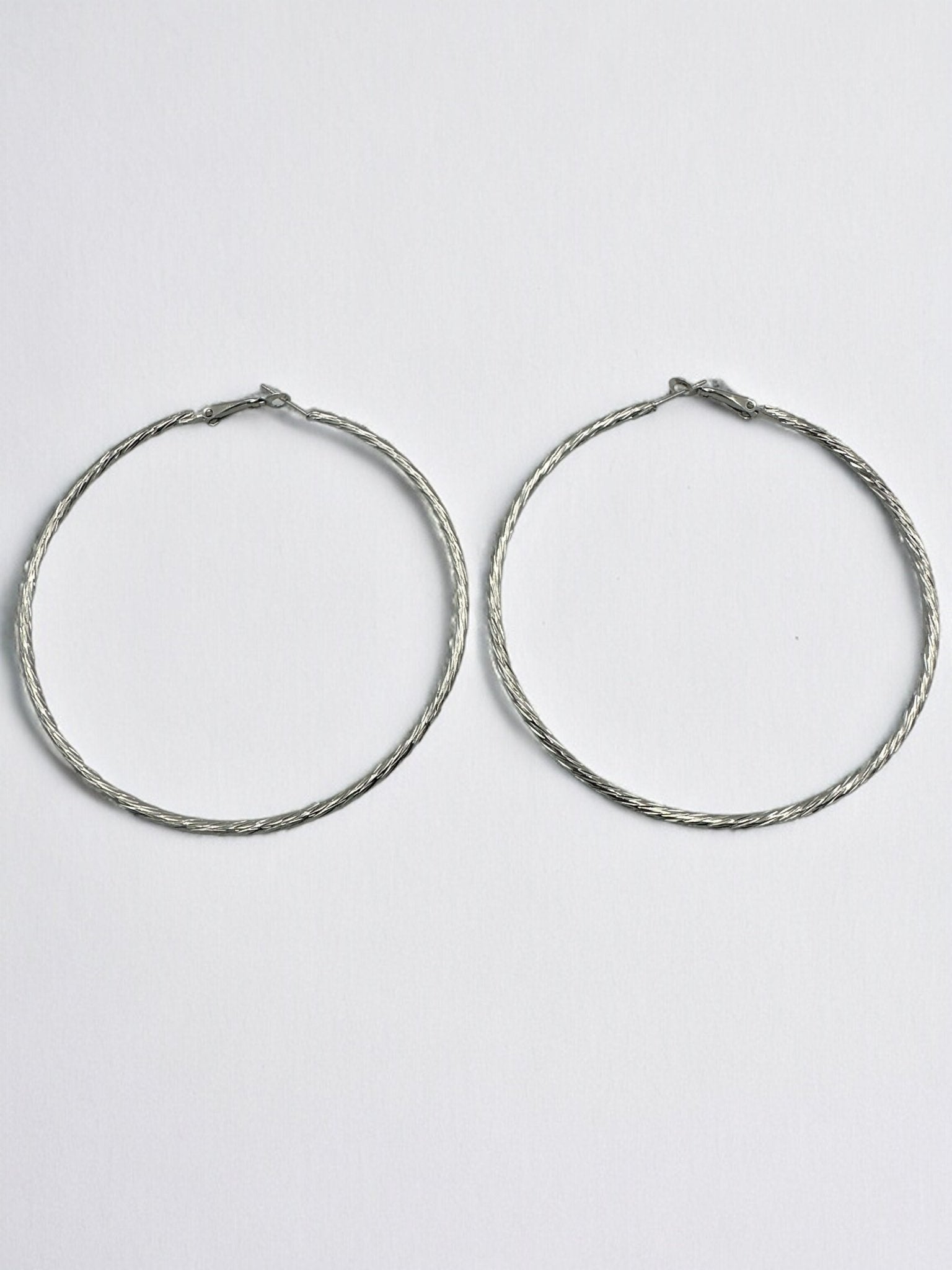 8CM Round Statement Hoop Earrings - Fatisha Boutique