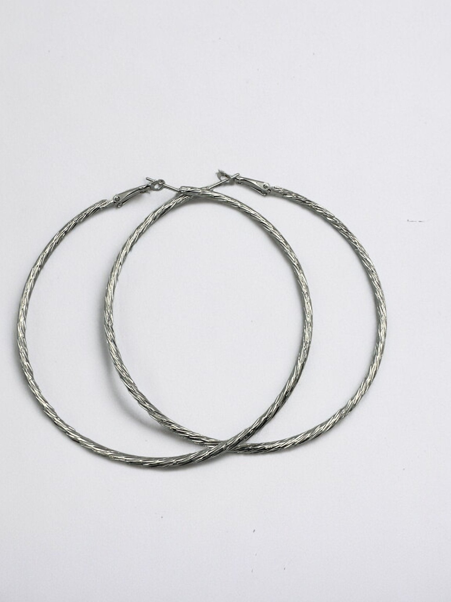8CM Round Statement Hoop Earrings - Fatisha Boutique