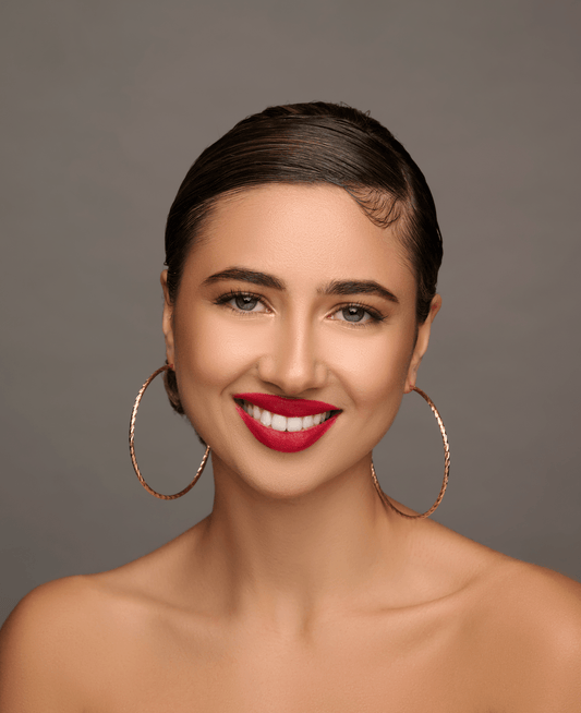 8CM Round Statement Hoop Earrings - Fatisha Boutique