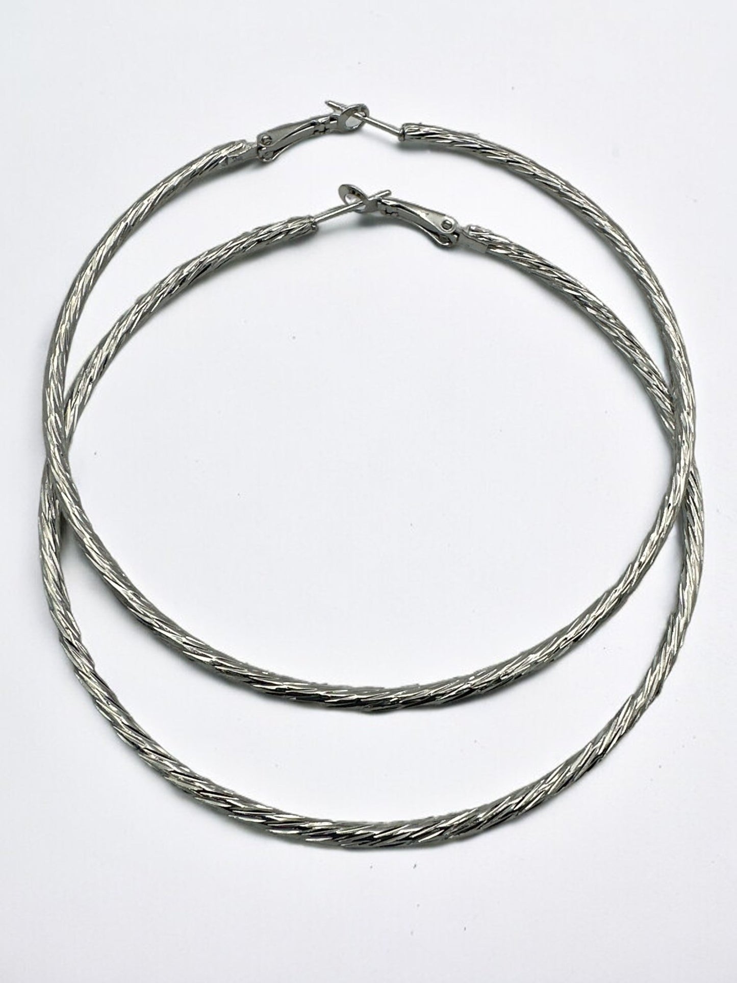 8CM Round Statement Hoop Earrings - Fatisha Boutique