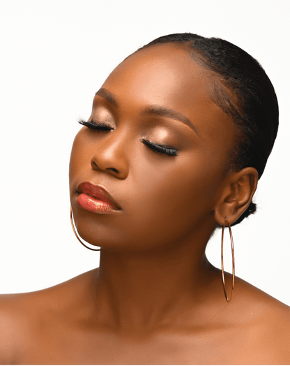 8CM Stainless Steel Statement Hoop Earrings - Fatisha Boutique