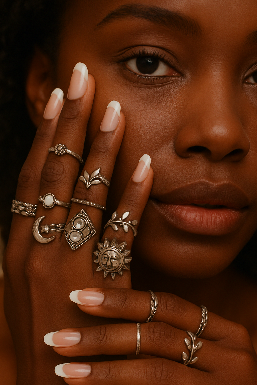 Bohemian 14-Piece Silver Retro Statement Rings Set – Vintage Fashion Jewellery - Fatisha Boutique #