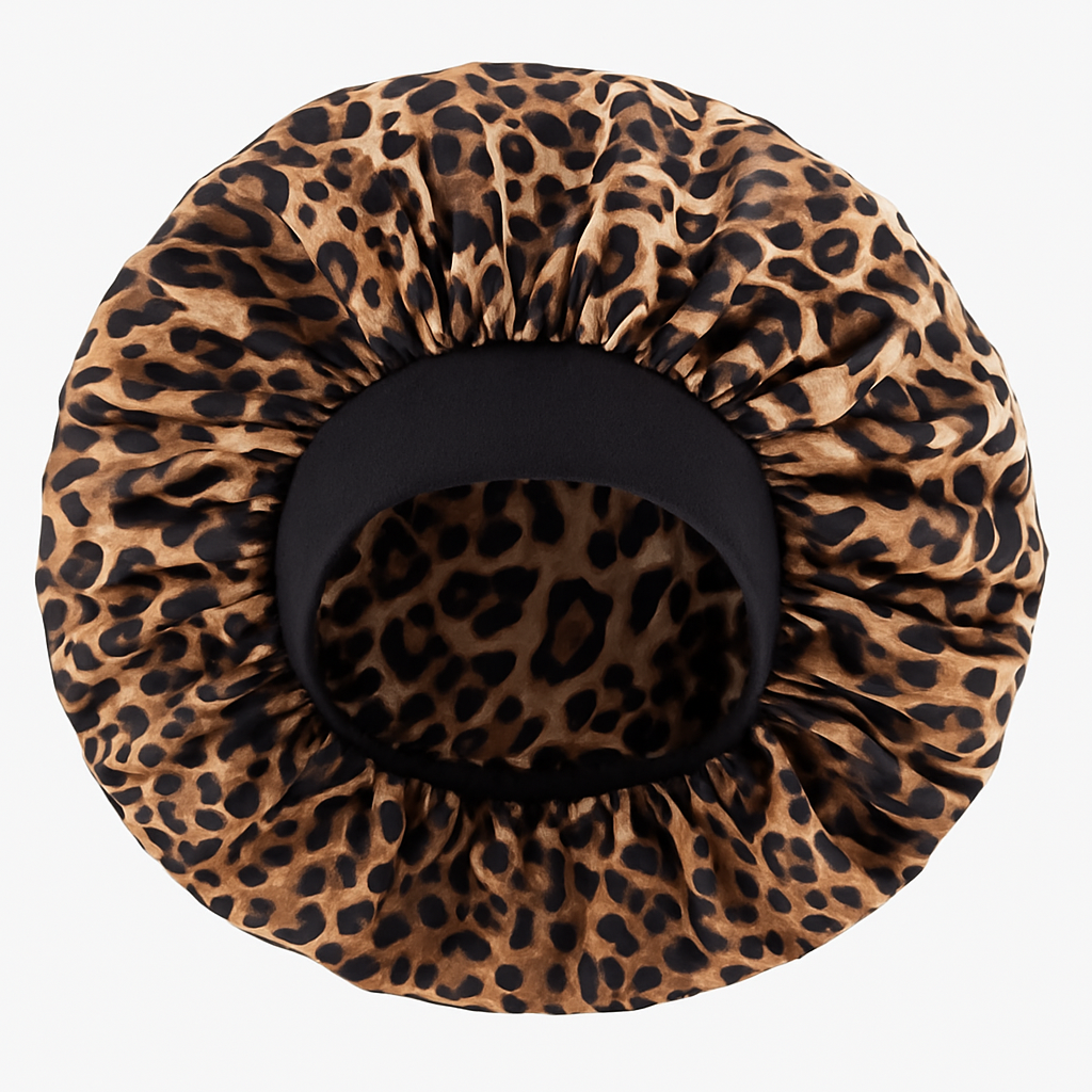 Floral Satin Silk Bonnet Cap – Breathable, Stylish Hair Wrap for All Hair Types & Textures - Fatisha Boutique #
