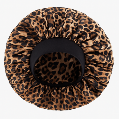 Floral Satin Silk Bonnet Cap – Breathable, Stylish Hair Wrap for All Hair Types & Textures - Fatisha Boutique #