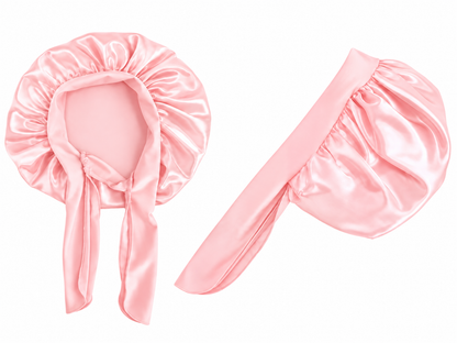 Kids Satin Bonnet Cap with Tie Bow – Ages 1–5 Years