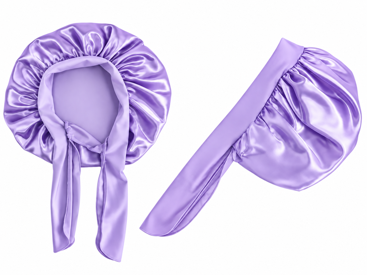 Kids Satin Bonnet Cap with Tie Bow – Ages 1–5 Years