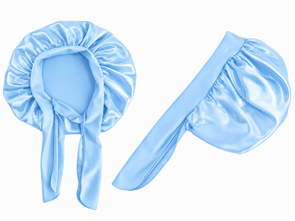 Kids Satin Bonnet Cap with Tie Bow – Ages 1–5 Years
