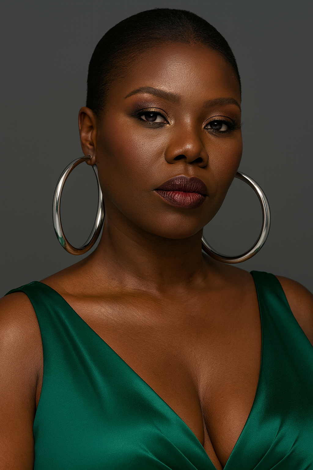 Oversized Big Hoop Earrings – Bold 11cm Alloy Statement Hoops for Women - Fatisha Boutique #