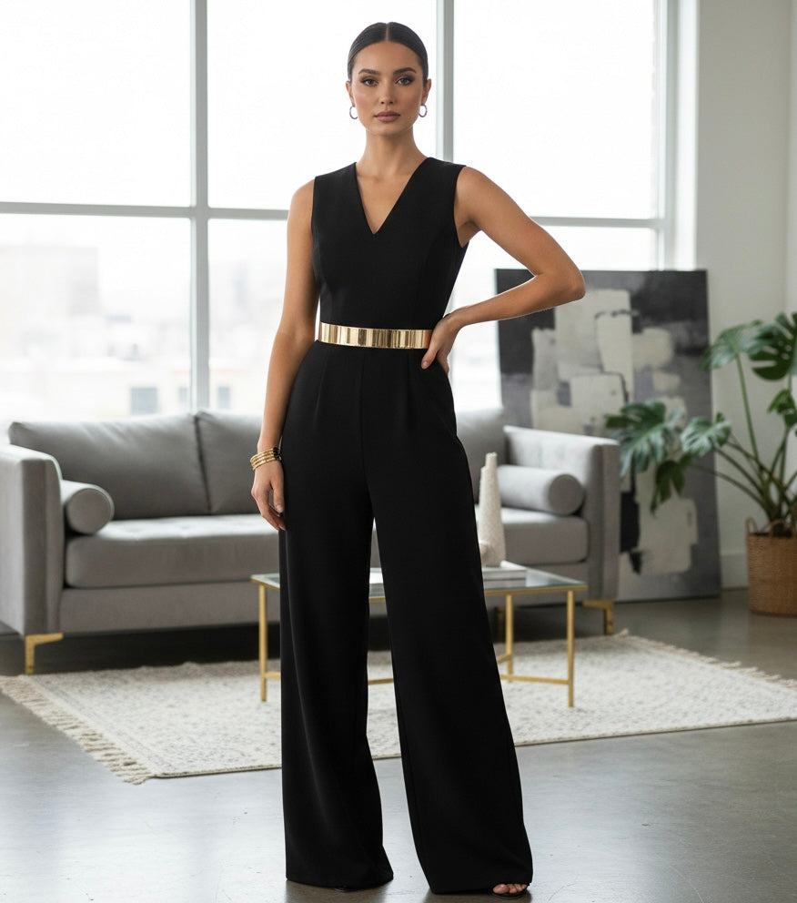 Elegant Glamorous Metal Sleek Sculpted Sophisticated Waist Belt – Gold & Silver in Two Adjustable Sizes - Fatisha Boutique #