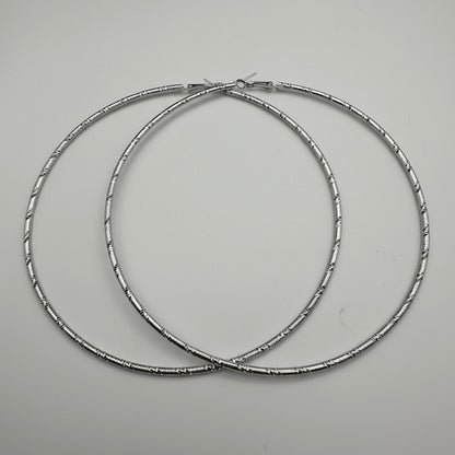 Oversized Chunky Hoop Earrings – 12cm Bold Statement Hoops | Gold or Silver | Fatisha Boutique - Fatisha Boutique #