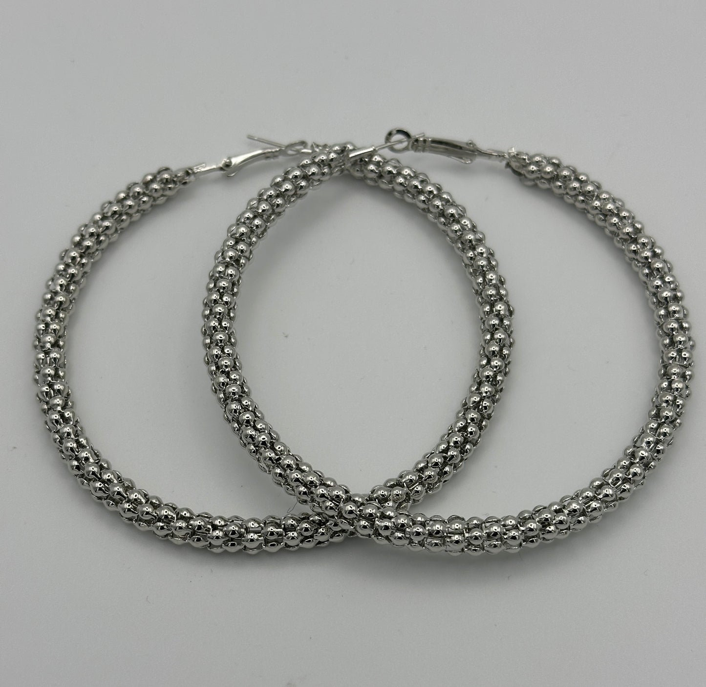 7CM Thick Chunky Statement Hoop Earrings