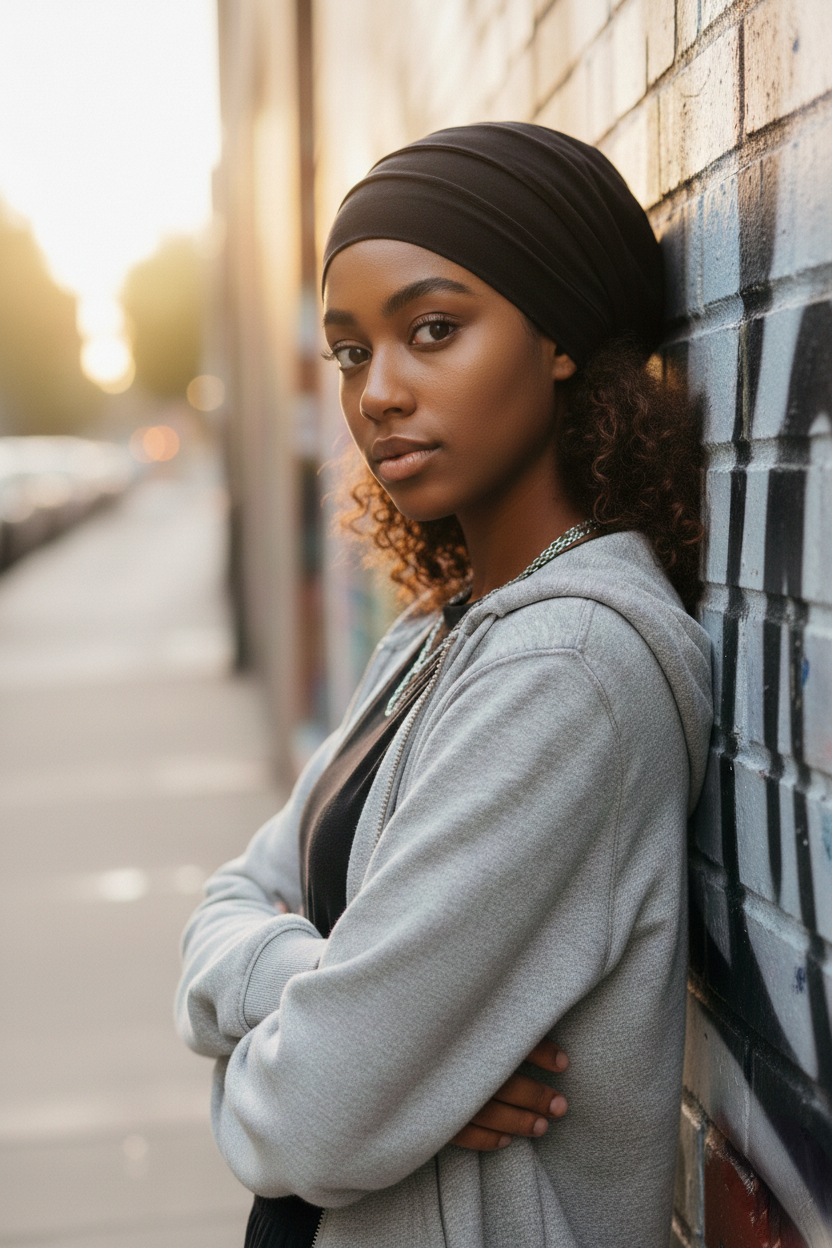 Satin Lined Pre-Tied Turban Beanie for Women – Soft Sleep & Chemo Cap - Fatisha Boutique #