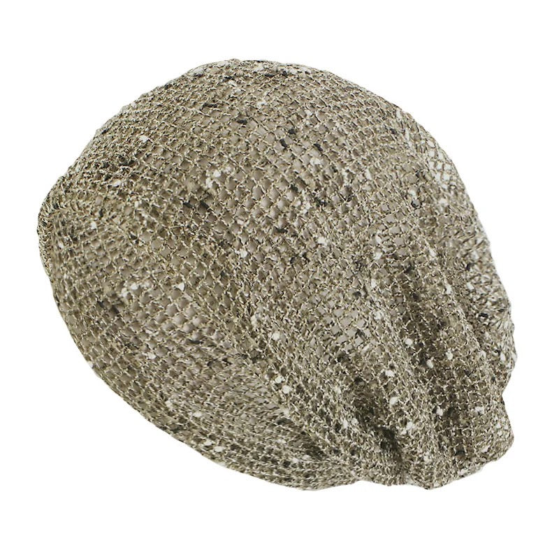 Doubled Layered Soft Mesh Slouchy Fashionable Trendy Caps