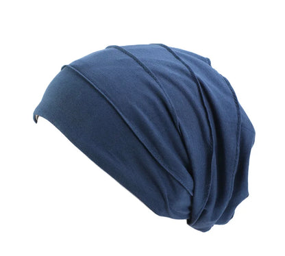 Soft Double Layered Ready to Wear Turban Beanie Caps