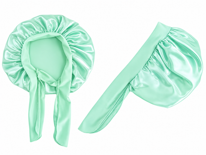 Kids Satin Bonnet Cap with Tie Bow – Ages 1–5 Years