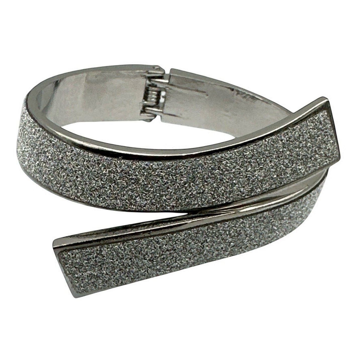 Elegant Sparkling Bangle Bracelet | Gold & Silver Statement Jewellery