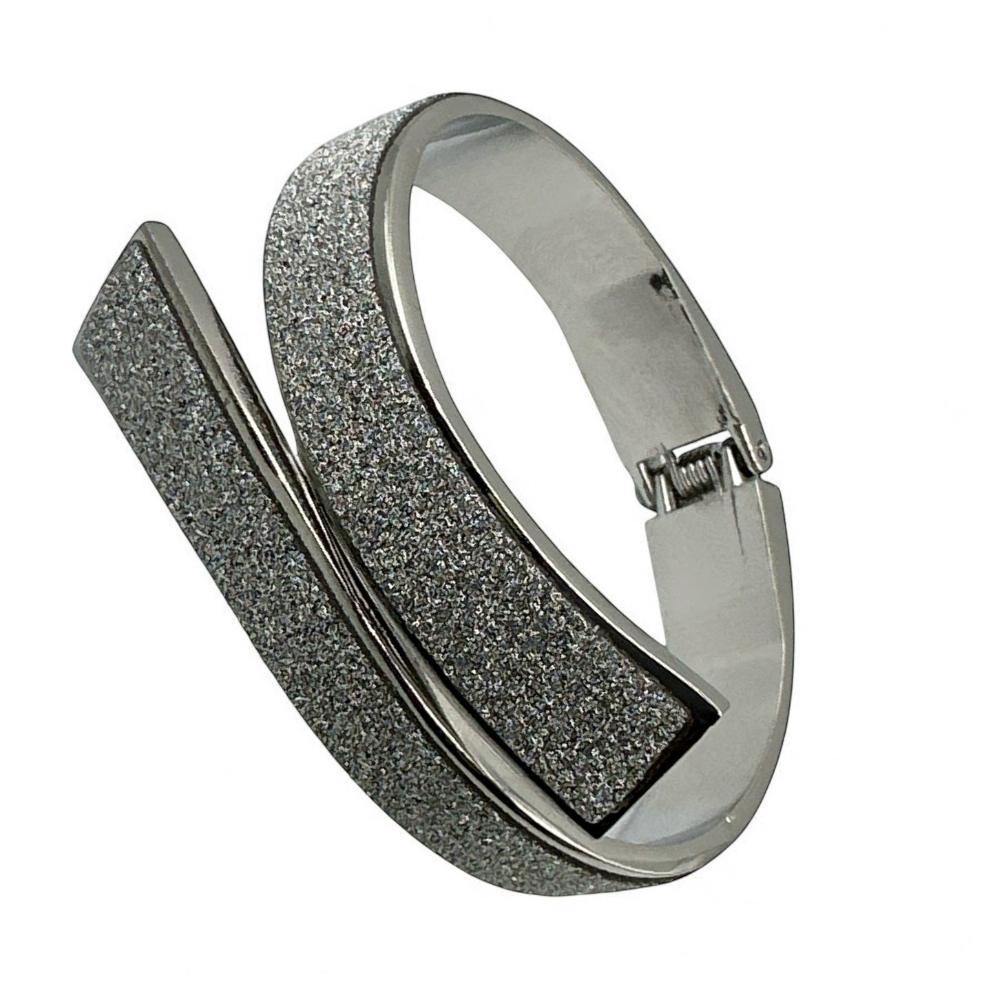 Elegant Sparkling Bangle Bracelet | Gold & Silver Statement Jewellery