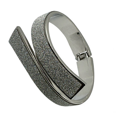 Elegant Sparkling Bangle Bracelet | Gold & Silver Statement Jewellery