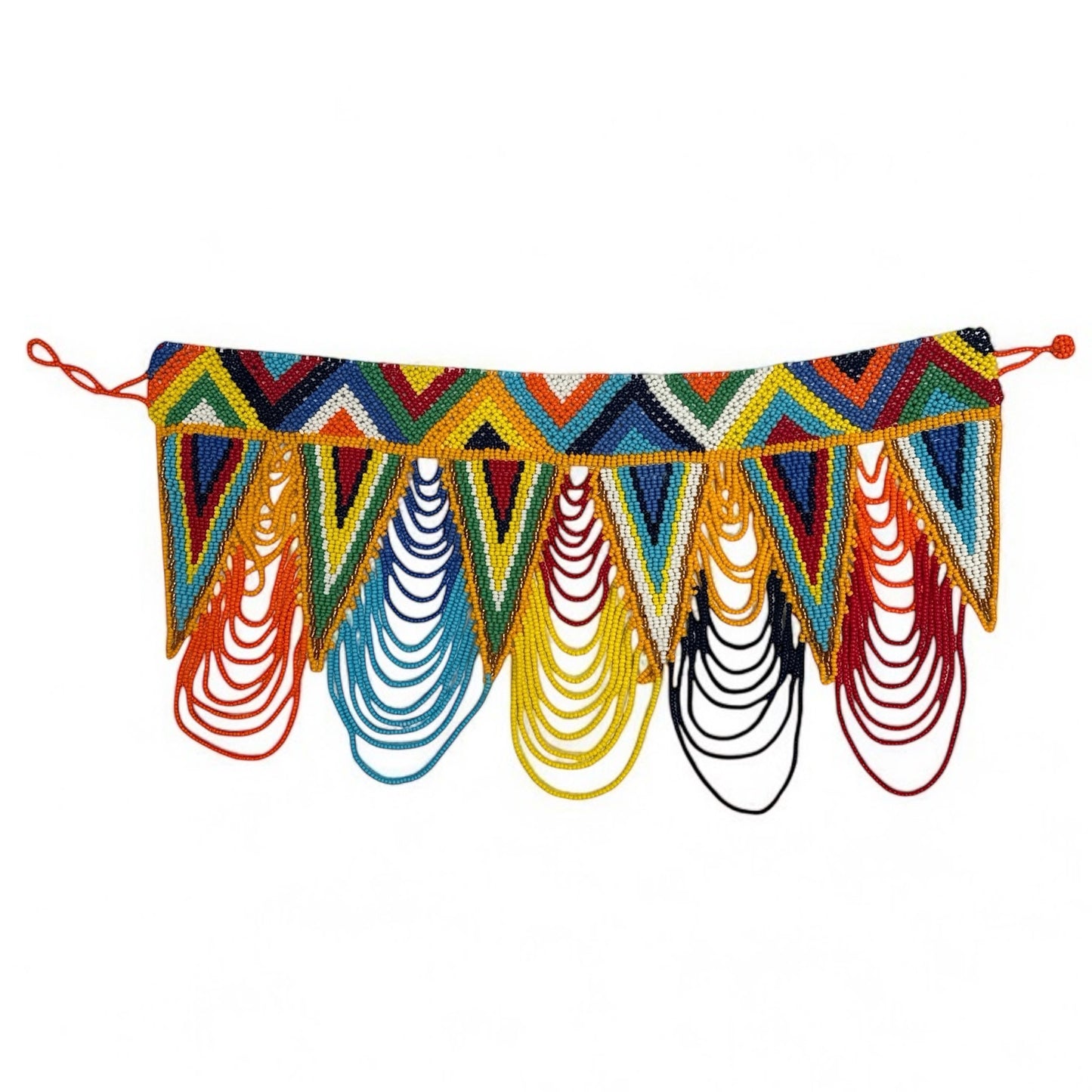 Maasai Zulu Beaded Statement Collar – African Formal,Wedding & Party Jewellery Necklace