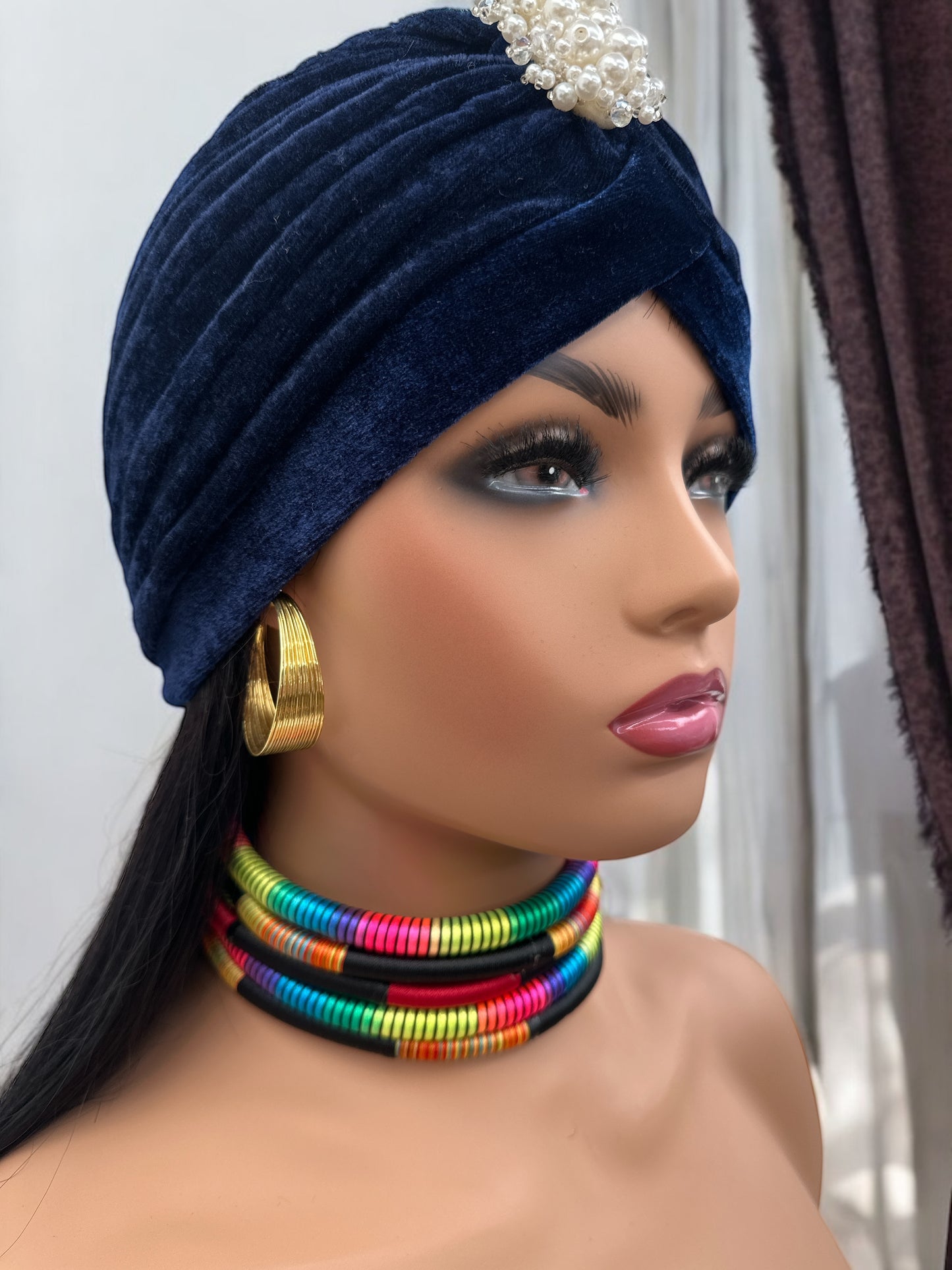 Elegant Multicolour Rope Magnetic Necklace & Bracelet Set – Afrocentric Jewellery