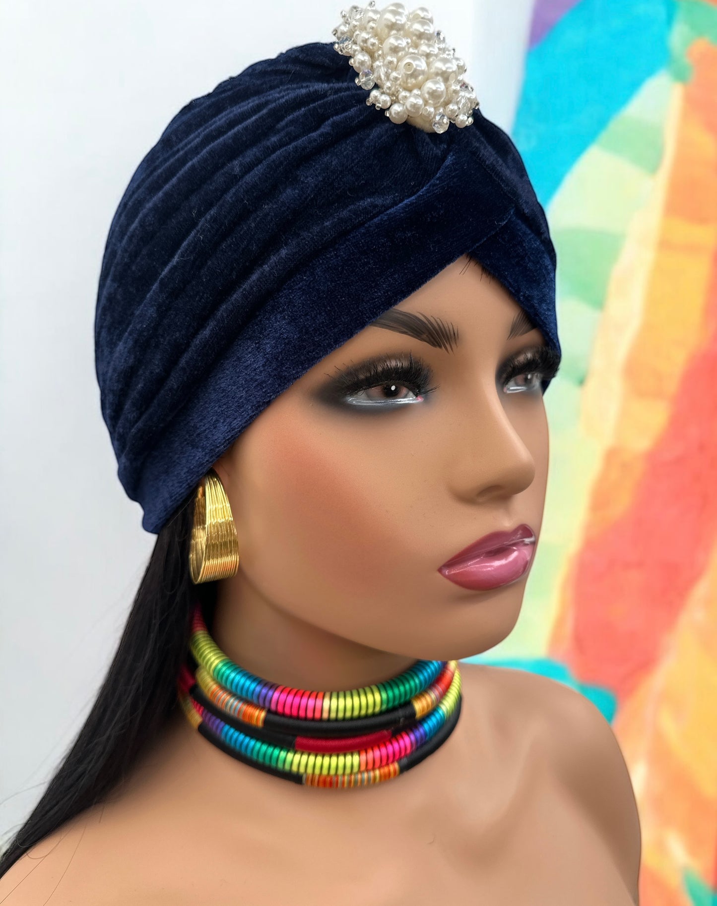 Elegant Multicolour Rope Magnetic Necklace & Bracelet Set – Afrocentric Jewellery