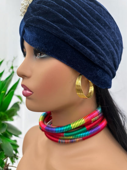 Elegant Multicolour Rope Magnetic Necklace & Bracelet Set – Afrocentric Jewellery