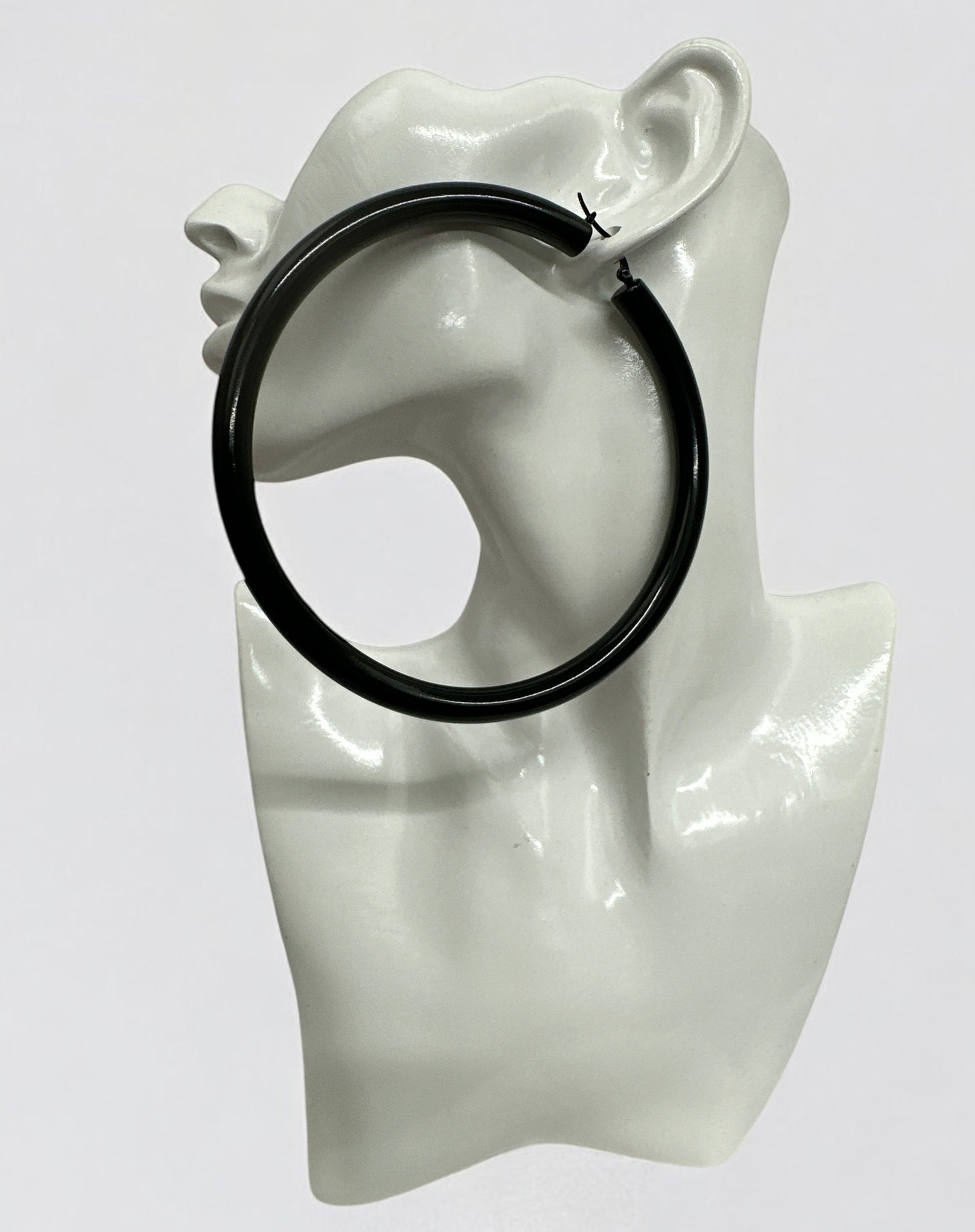 Oversized Big Statement Hoop Earrings – Bold Gold, Silver & Black Hoops for Women - Fatisha Boutique #