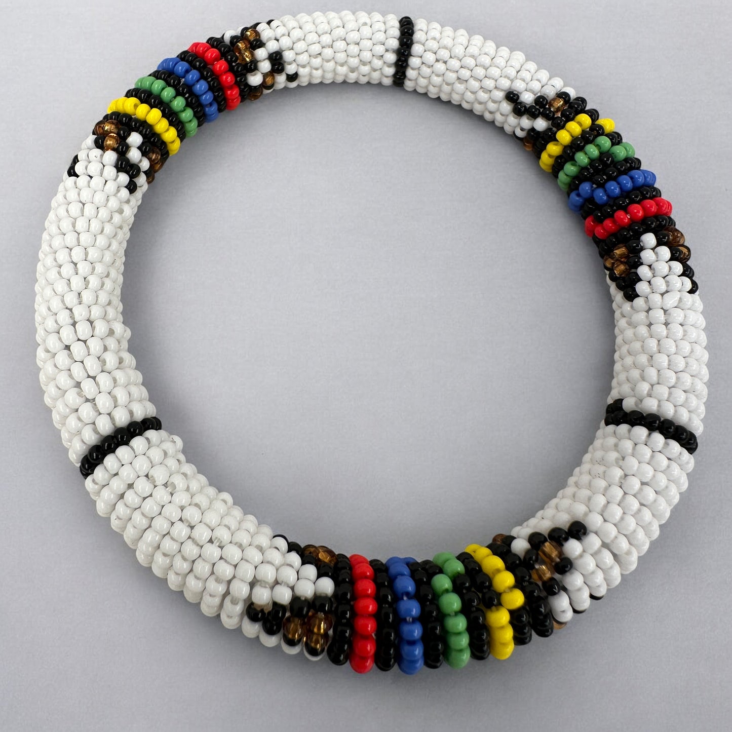 Handmade African Beaded Bangles – Colourful Stackable Tribal Ethnic Bracelets - Fatisha Boutique #