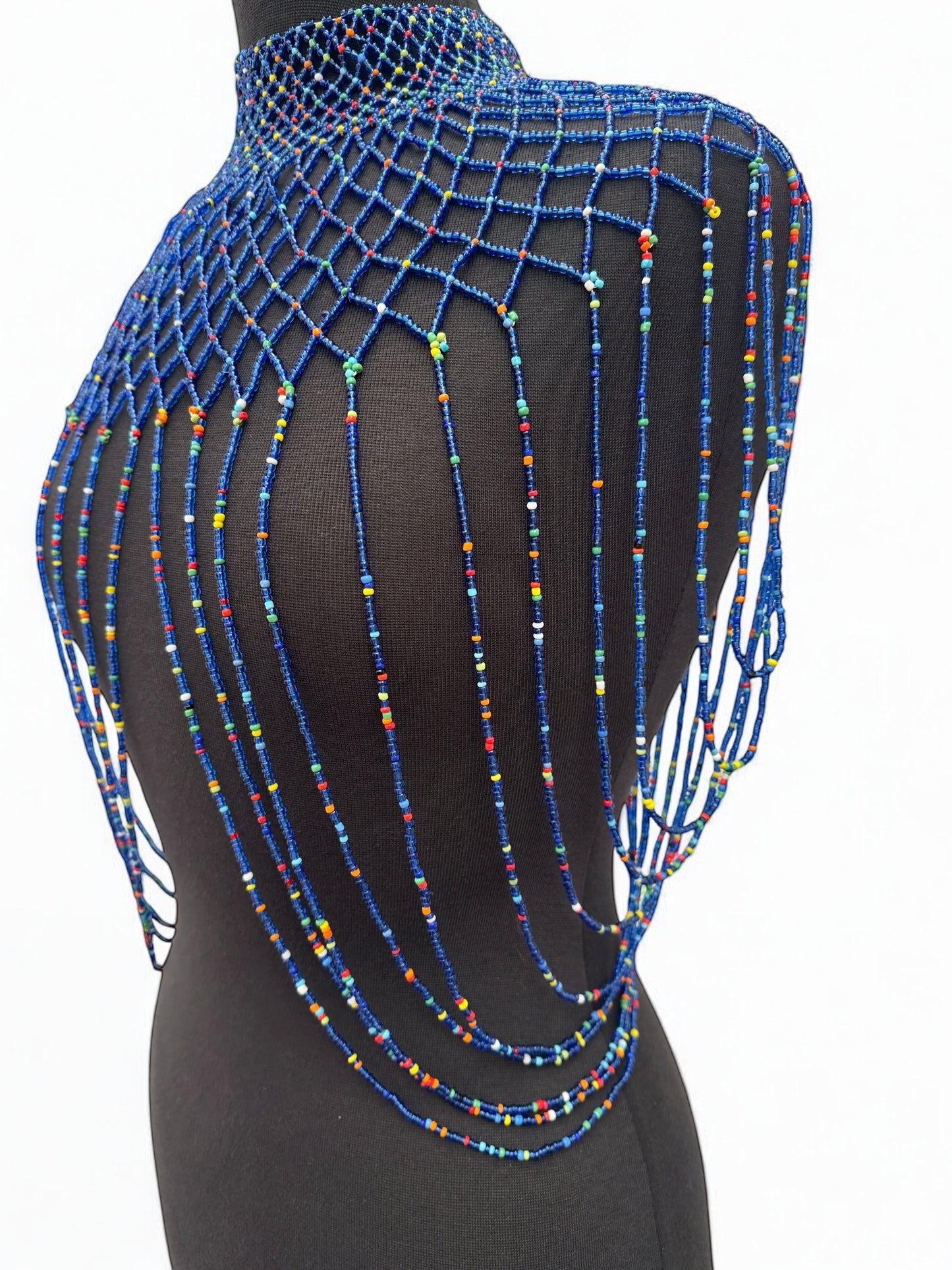 Maasai Zulu Beaded Collar – Authentic African Body Jewellery for Women In 8 Bold Colour Options