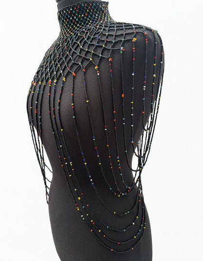 Maasai Zulu Beaded Collar – Authentic African Body Jewellery for Women In 8 Bold Colour Options