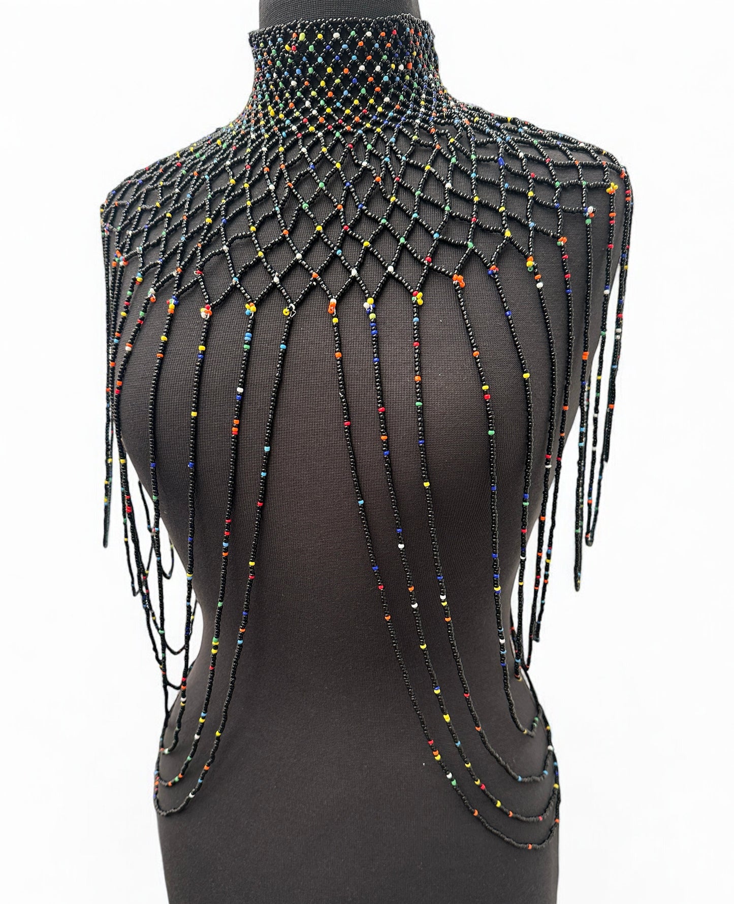 Maasai Zulu Beaded Collar – Authentic African Body Jewellery for Women In 8 Bold Colour Options