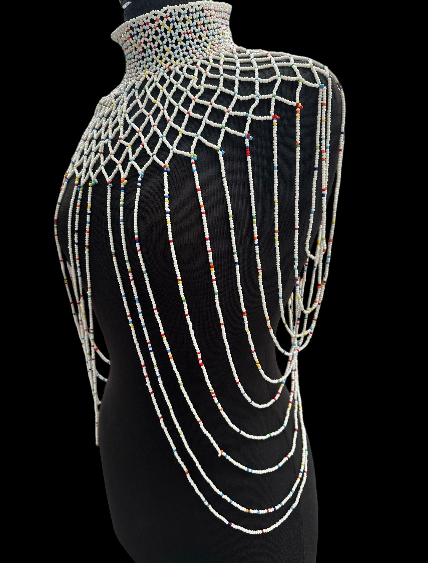 Maasai Zulu Beaded Collar – Authentic African Body Jewellery for Women In 8 Bold Colour Options
