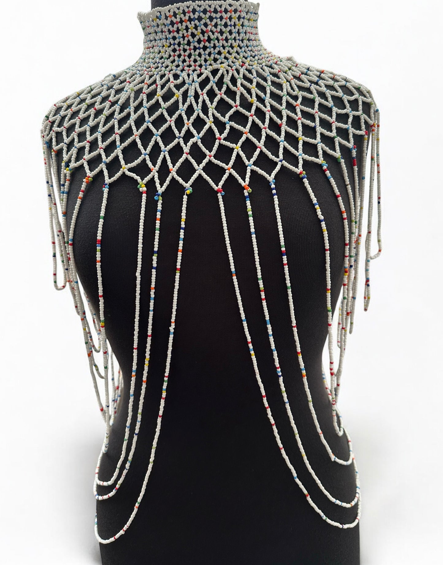 Maasai Zulu Beaded Collar – Authentic African Body Jewellery for Women In 8 Bold Colour Options