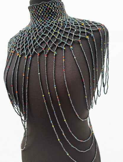Maasai Zulu Beaded Collar – Authentic African Body Jewellery for Women In 8 Bold Colour Options