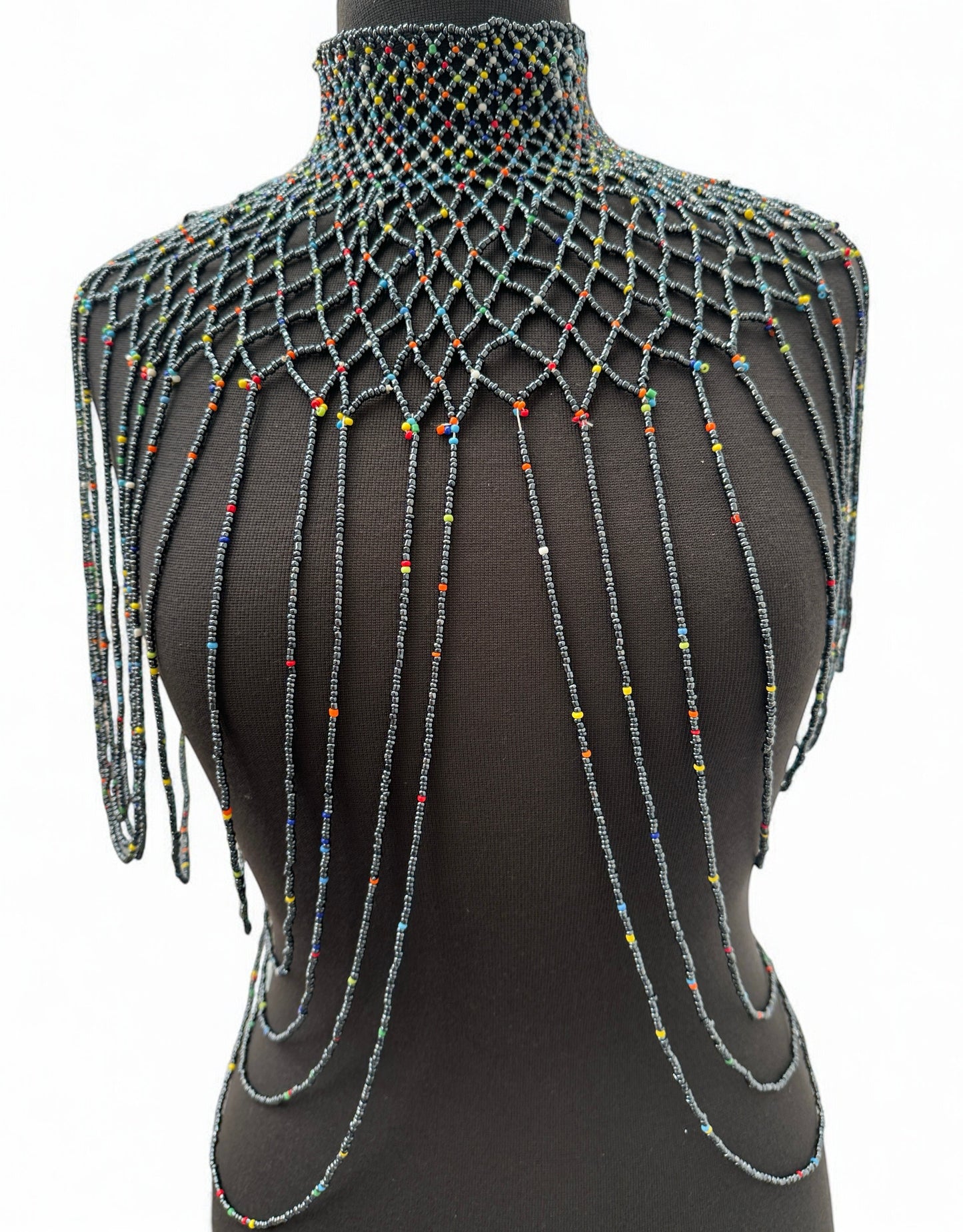 Maasai Zulu Beaded Collar – Authentic African Body Jewellery for Women In 8 Bold Colour Options