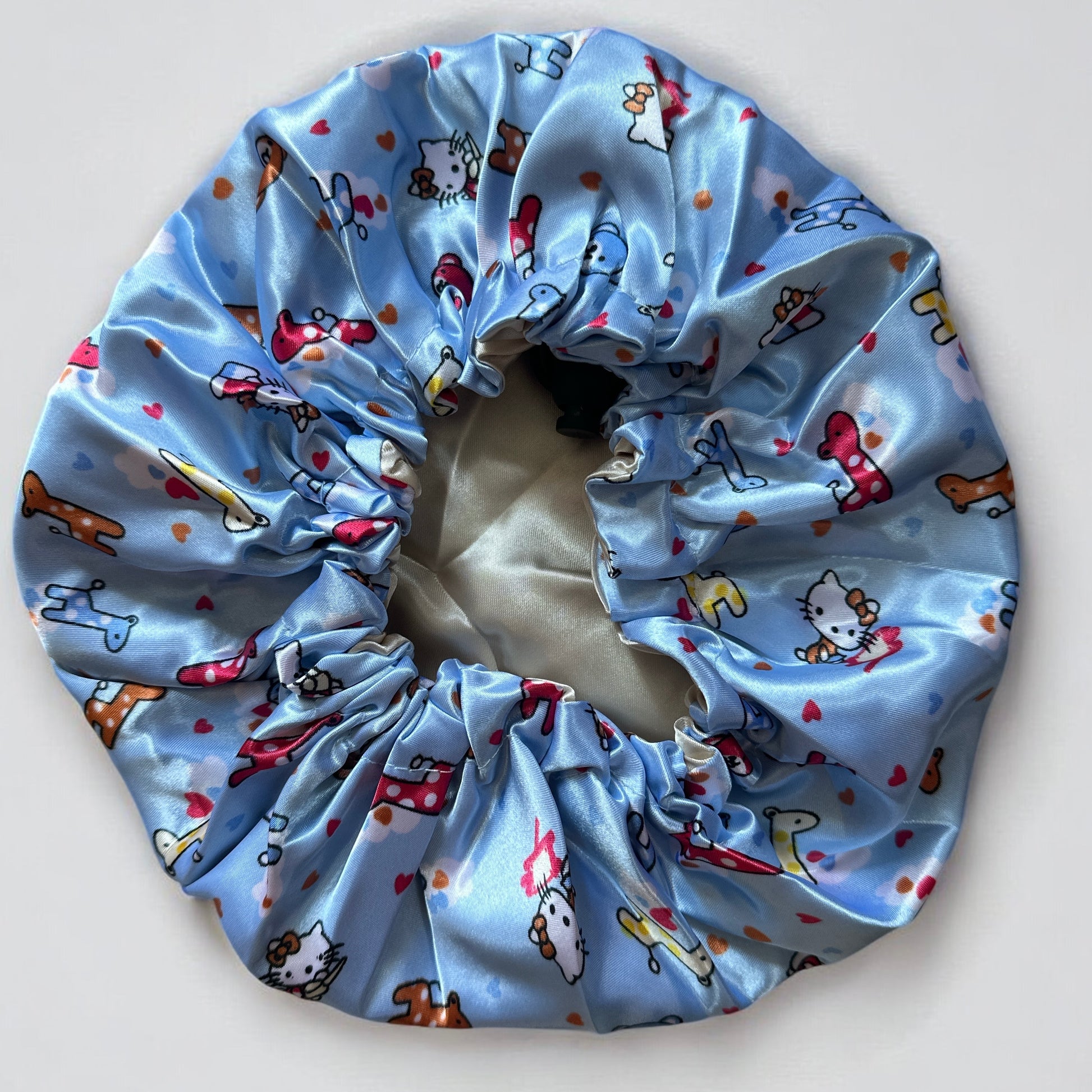 Kids Reversible Satin Bonnet – Adjustable Double-Layer Sleep Cap (Prints) - Fatisha Boutique #