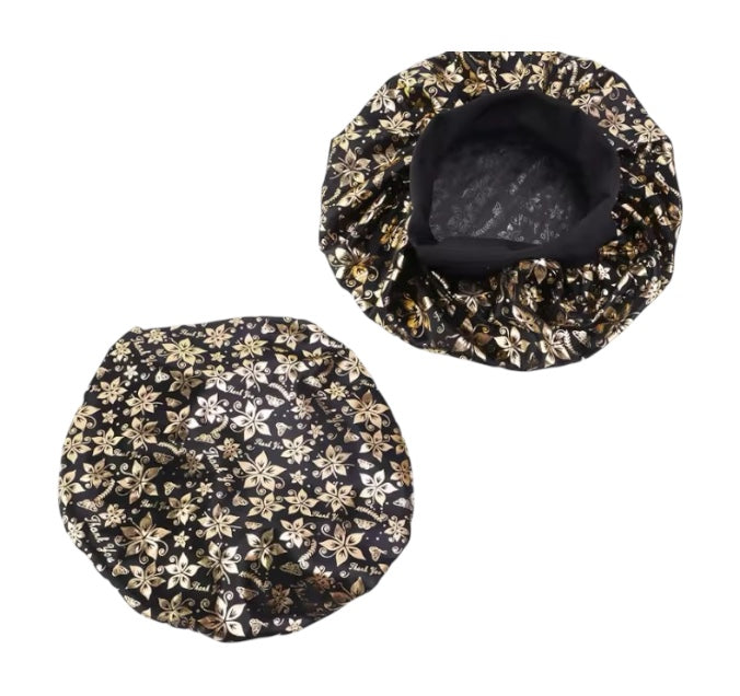 Wide Elastic Band Single Layer Bonnet Cap – Lightweight Breathable Hair Protection - Fatisha Boutique #