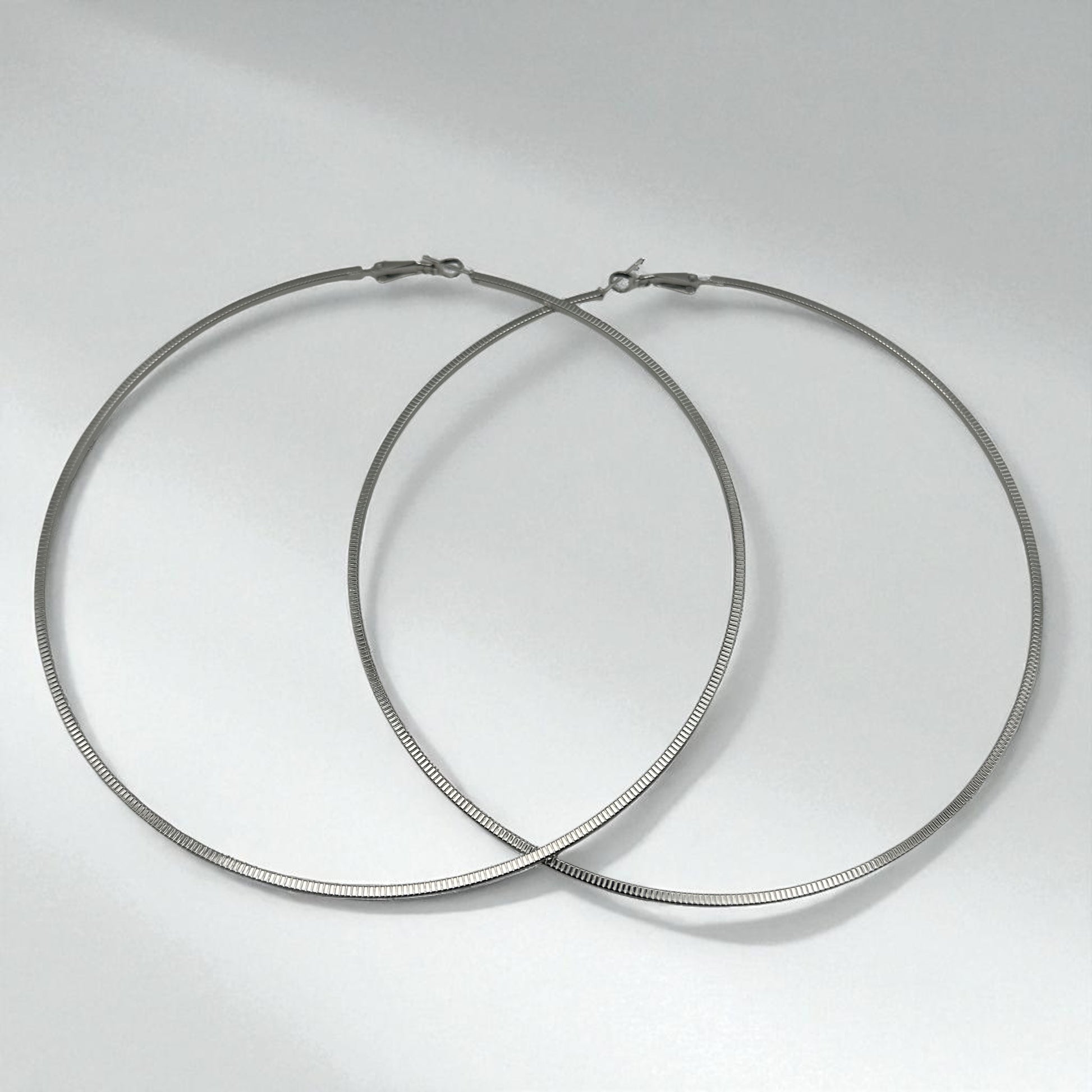 12CM Oversized Extra Large Statement Hoop Earrings – Bold Fashion Jewellery - Fatisha Boutique #