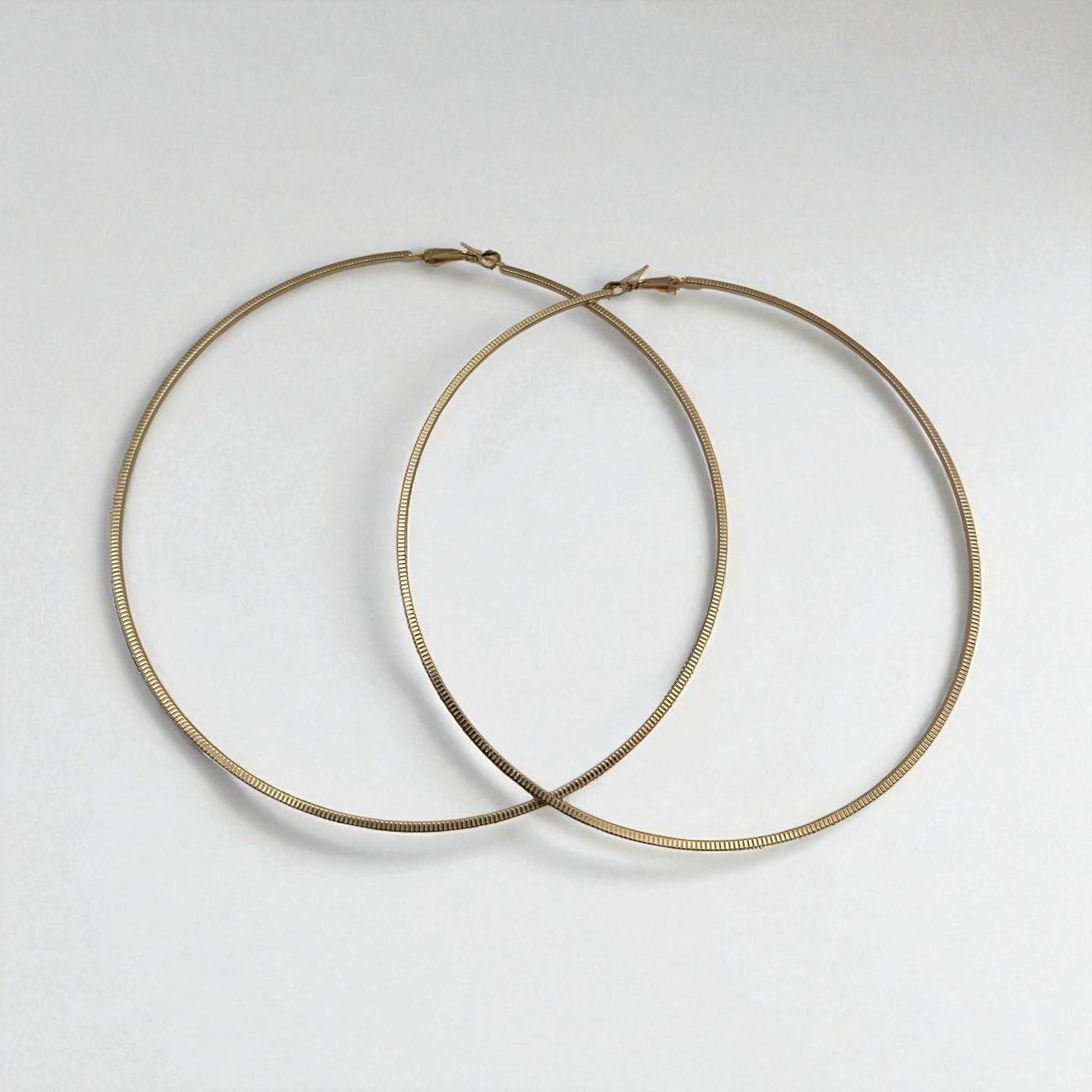 12CM Oversized Extra Large Statement Hoop Earrings – Bold Fashion Jewellery - Fatisha Boutique #