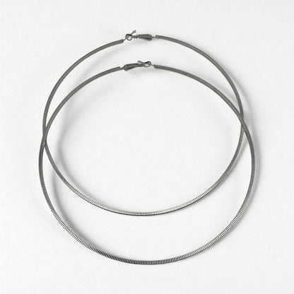 12CM Oversized Extra Large Statement Hoop Earrings – Bold Fashion Jewellery - Fatisha Boutique #