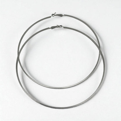 12CM Oversized Extra Large Statement Hoop Earrings – Bold Fashion Jewellery - Fatisha Boutique #