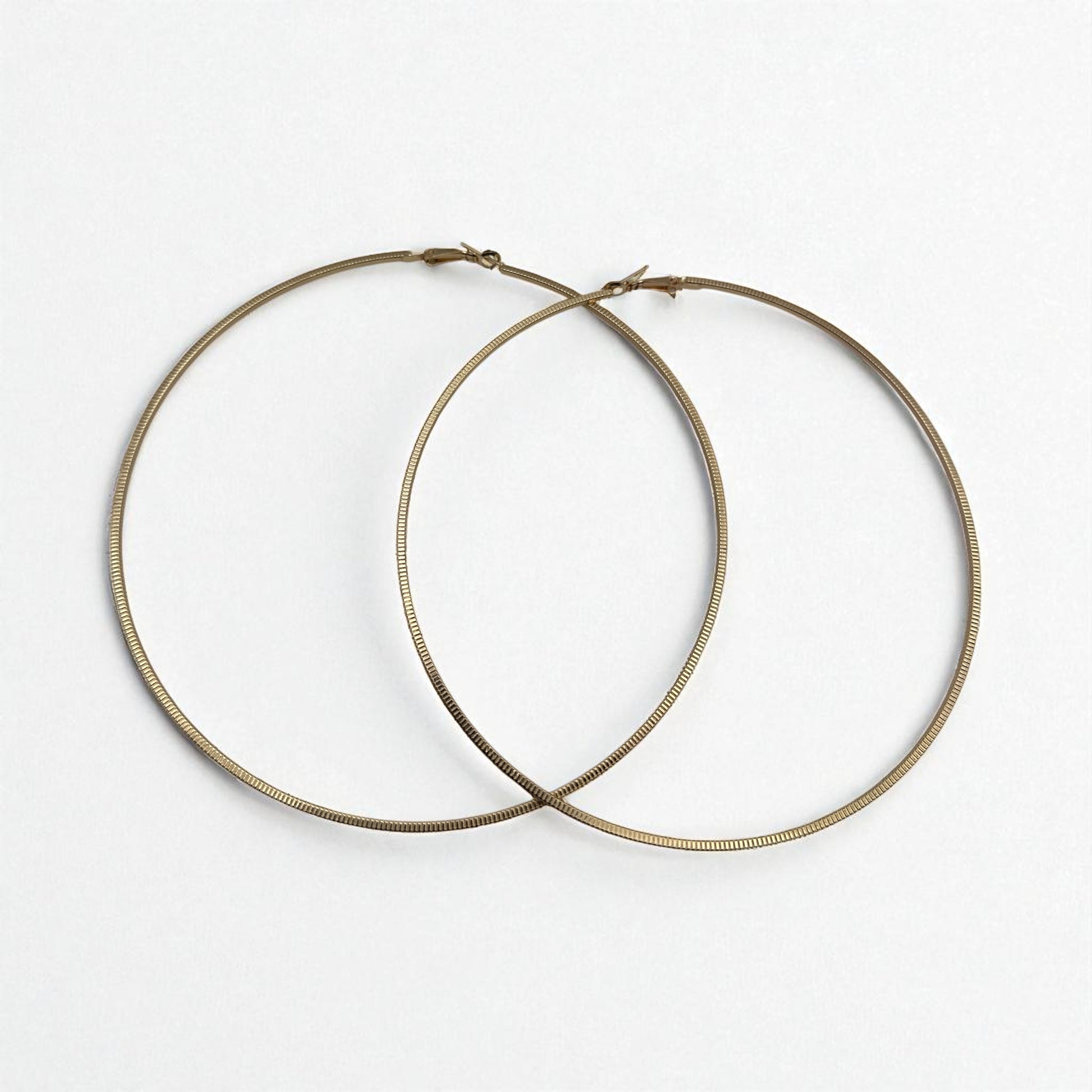 12CM Oversized Extra Large Statement Hoop Earrings – Bold Fashion Jewellery - Fatisha Boutique #