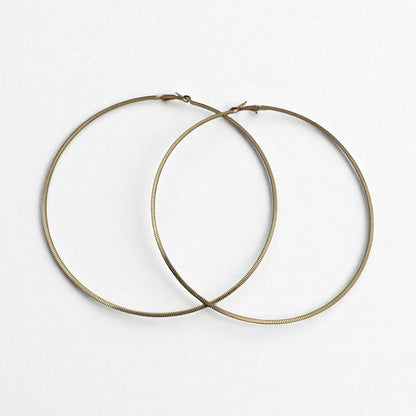12CM Oversized Extra Large Statement Hoop Earrings – Bold Fashion Jewellery - Fatisha Boutique #