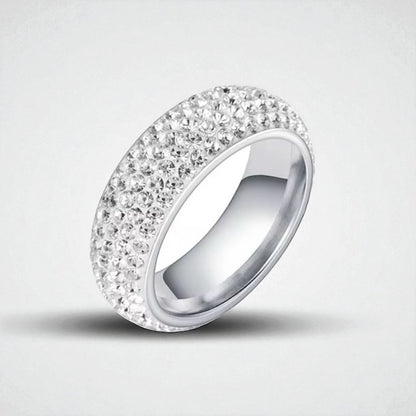 Elegant & Glamorous Sparkling Rhinestone Statement Rings - Fatisha Boutique #