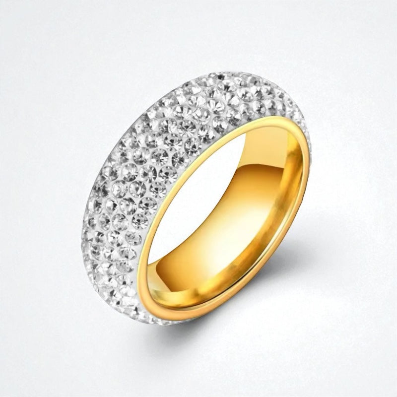 Elegant & Glamorous Sparkling Rhinestone Statement Rings - Fatisha Boutique #